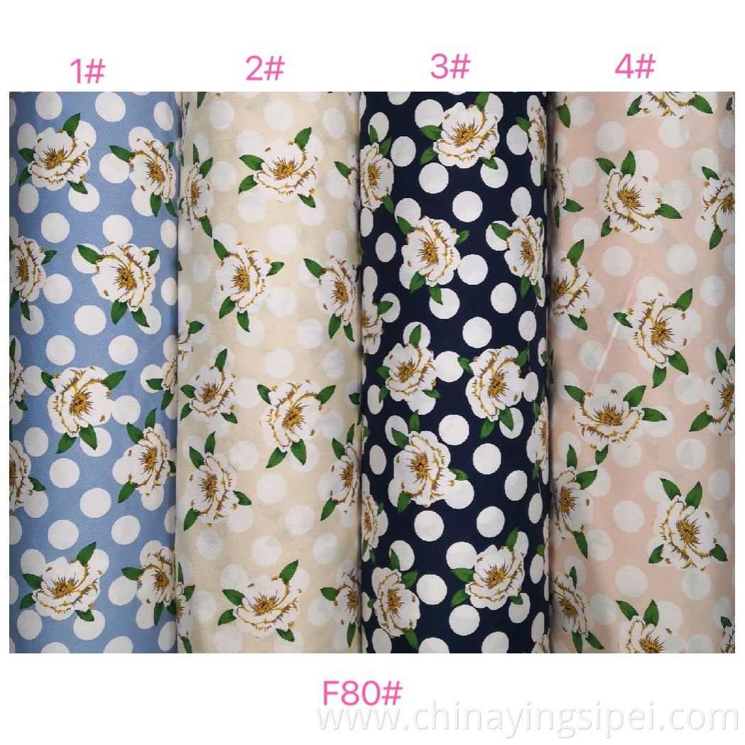 SELLING little flowers Print Medium Weight 100% rayon fabric Twill Christmas Fabric 100% rayon